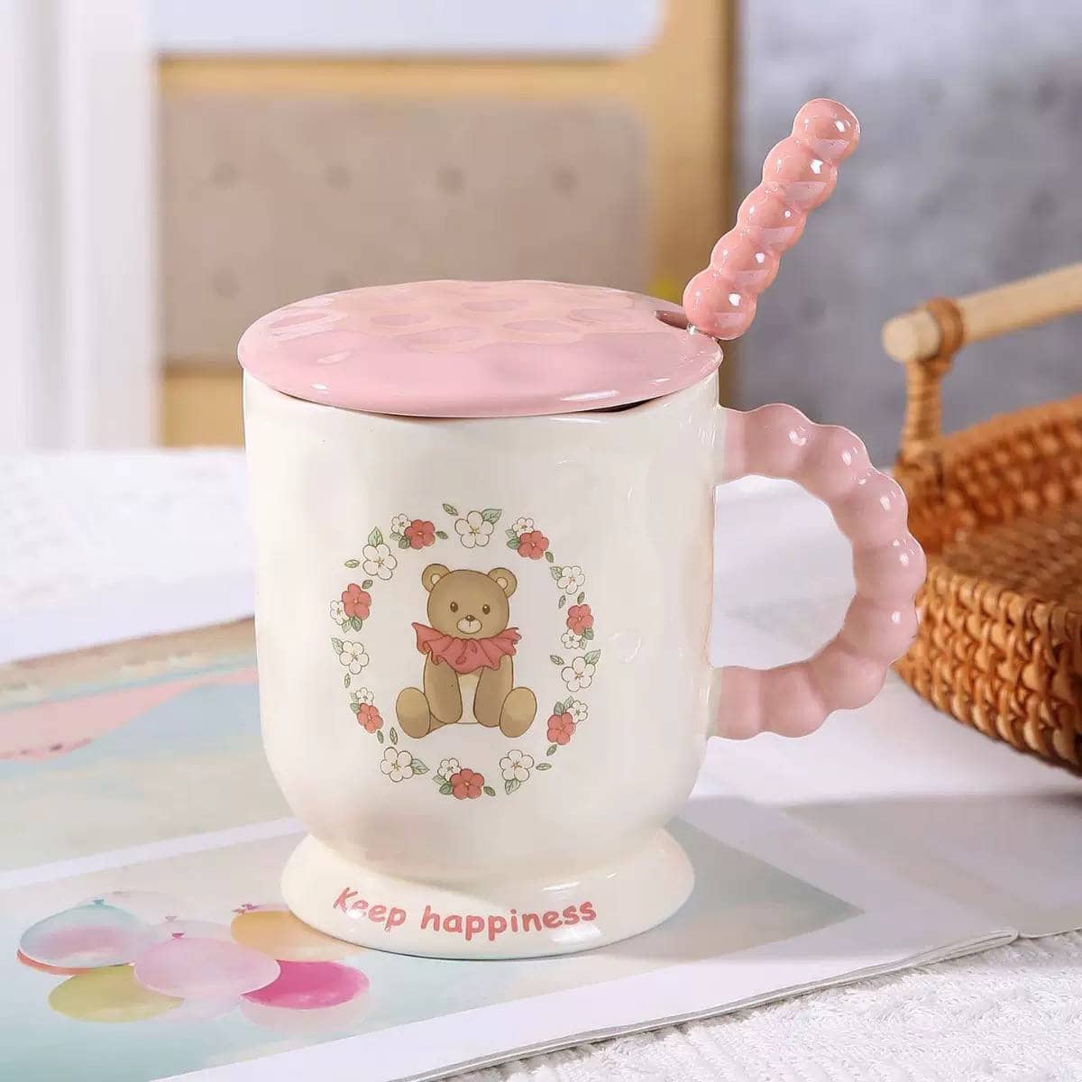 Бокал Мишка Keep happiness, 370 мл / №1 3