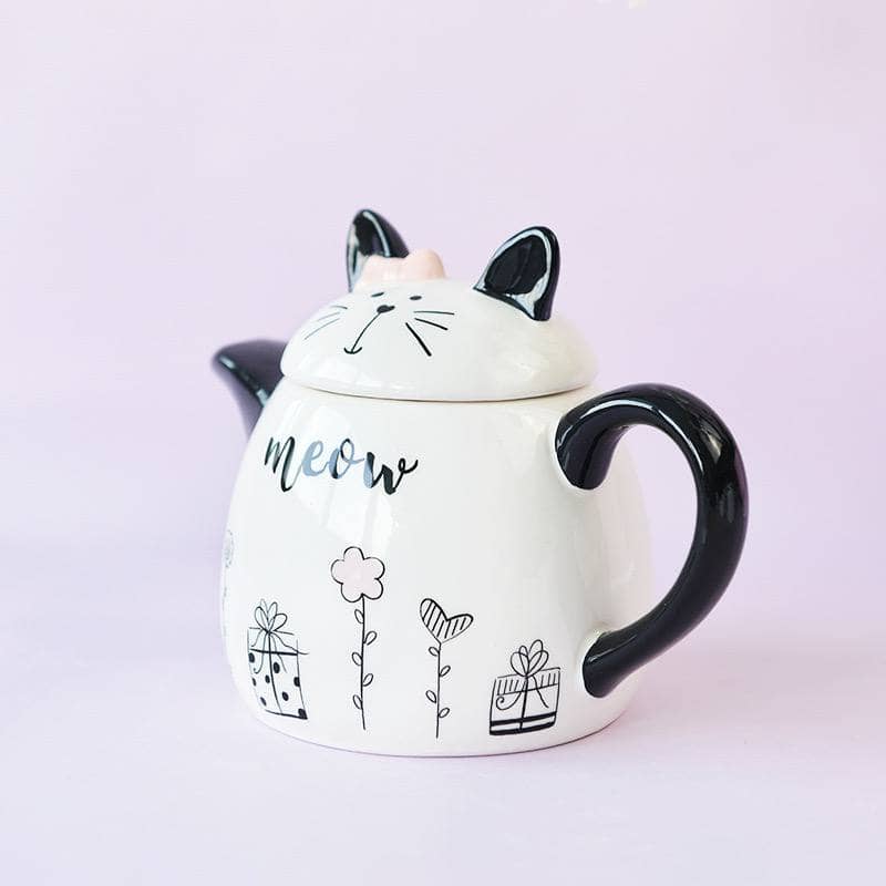 Чайник декор кошка 2