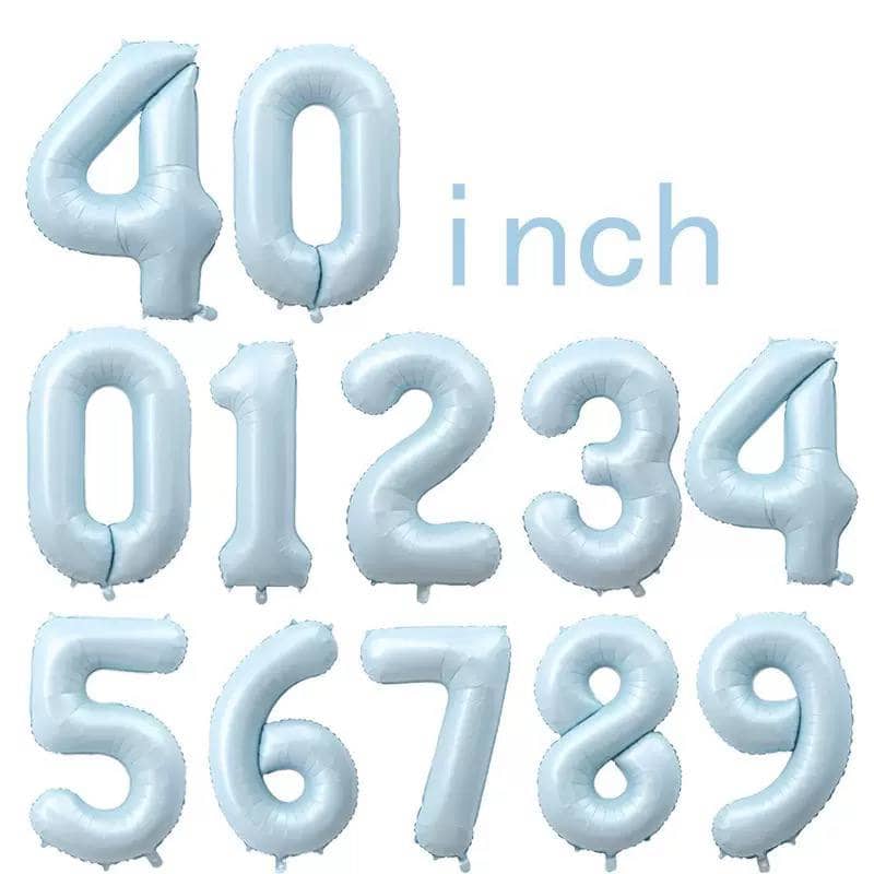 Шар Цифра, 106 см / Серебристый 5