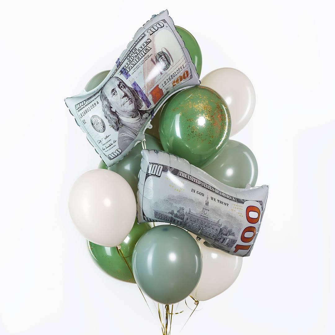 Воздушный шар 100$ купюра 3