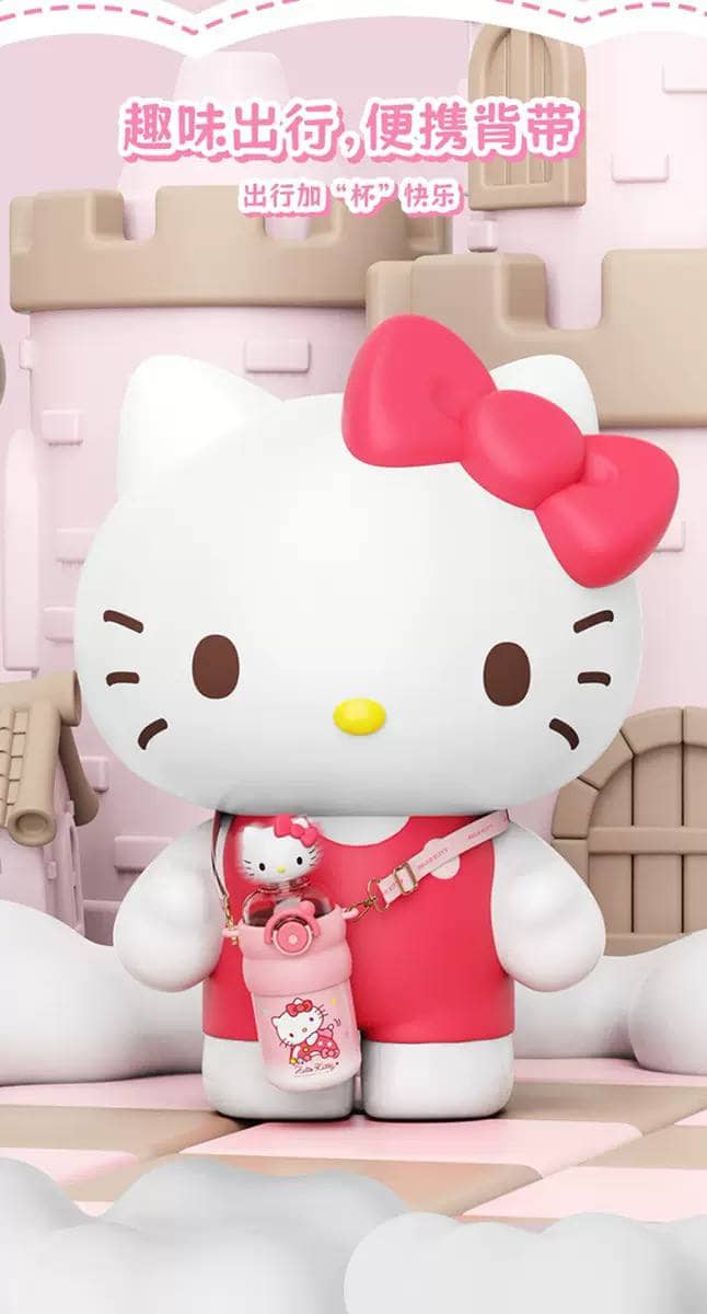 Термос Disney/Sanrio с пружинкой / My melody 14
