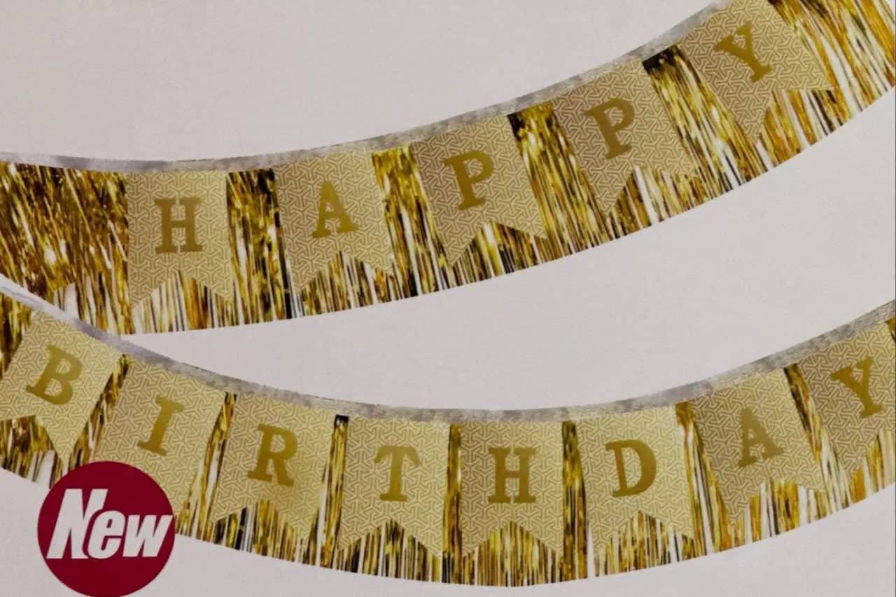 Флажки HAPPY BIRTHDAY / с бантиком 2