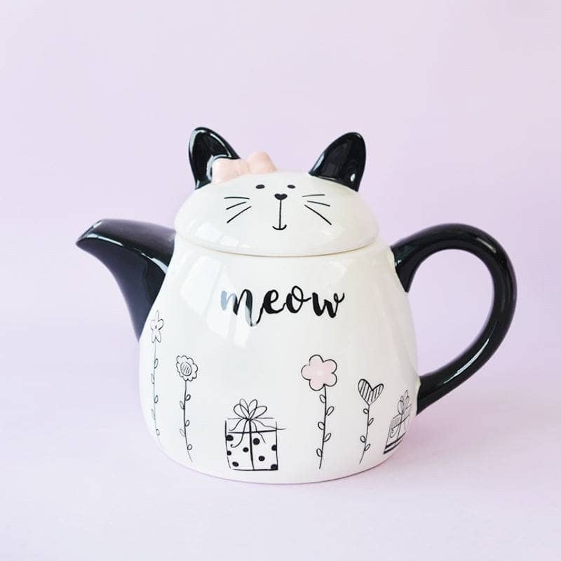Чайник декор кошка 3