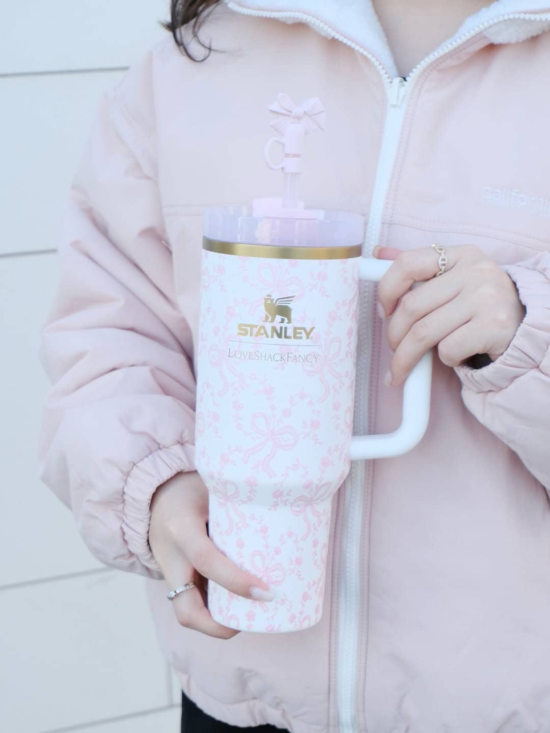 Термокружка Stanley Love Shack Fancy New, 1,18L / Голубой бантик 12
