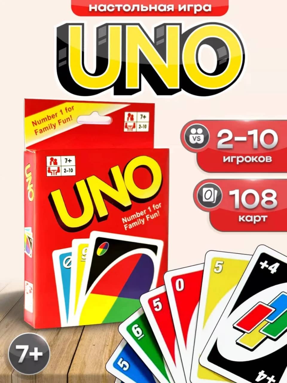 Карточная игра UNO (Уно). 1