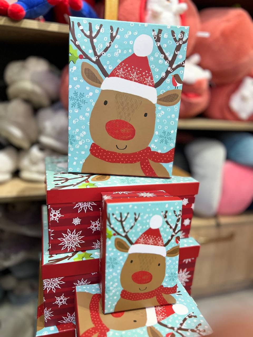 Новогодняя подарочная коробка / #12 / 35x27x15.5 см 129