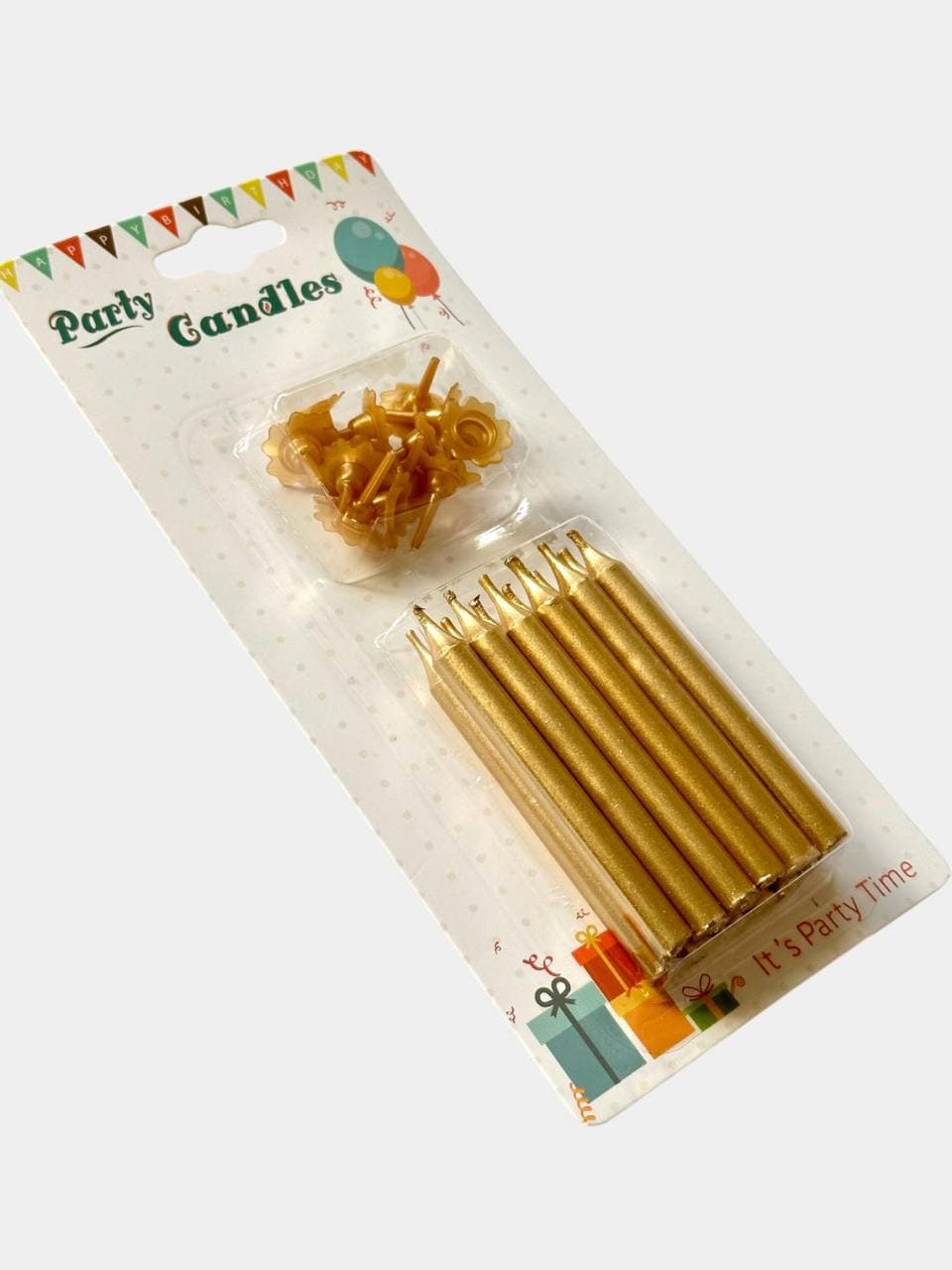 Свечки для торта хром 12 в 1
