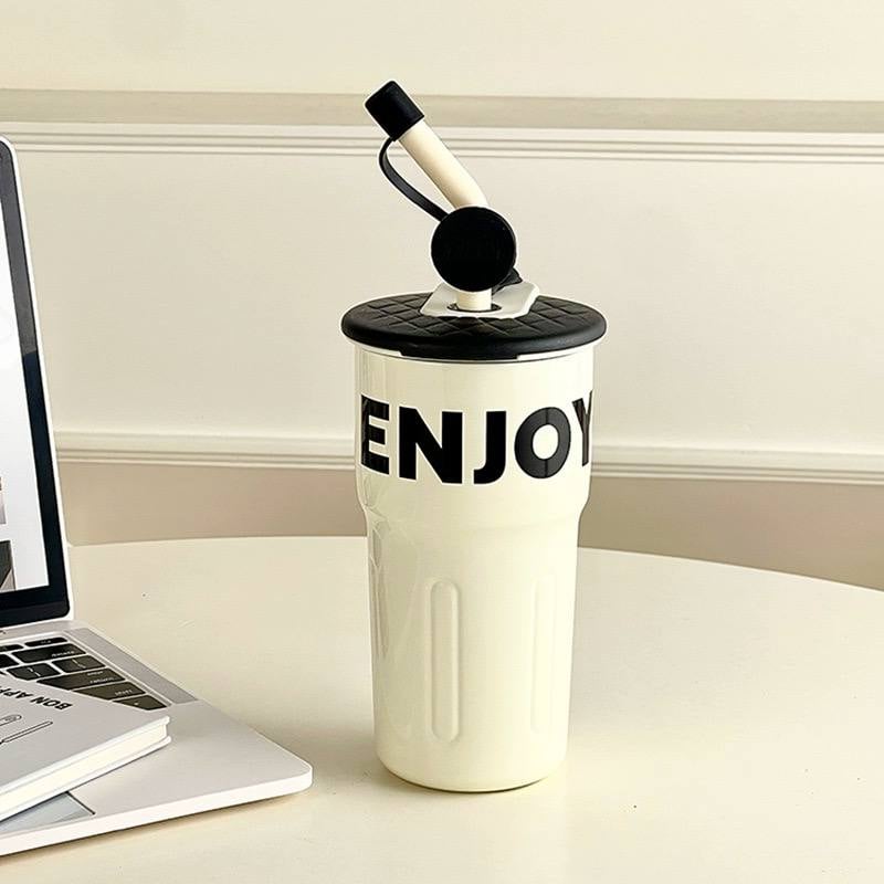 Поильник ENJOY, 550 ml / Белый