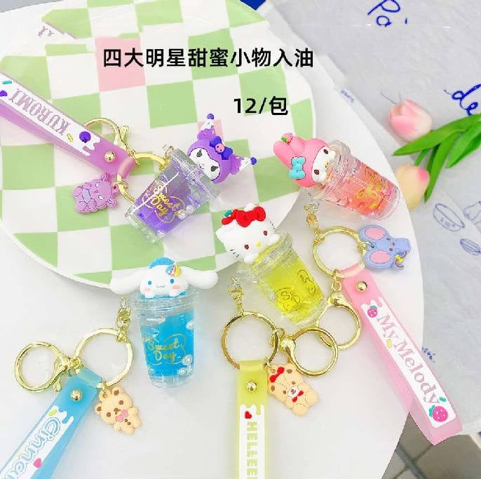 Брелок Sanrio с жидкостью
