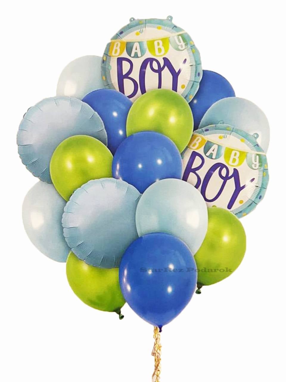 Набор воздушный на выписку Baby boy 16X