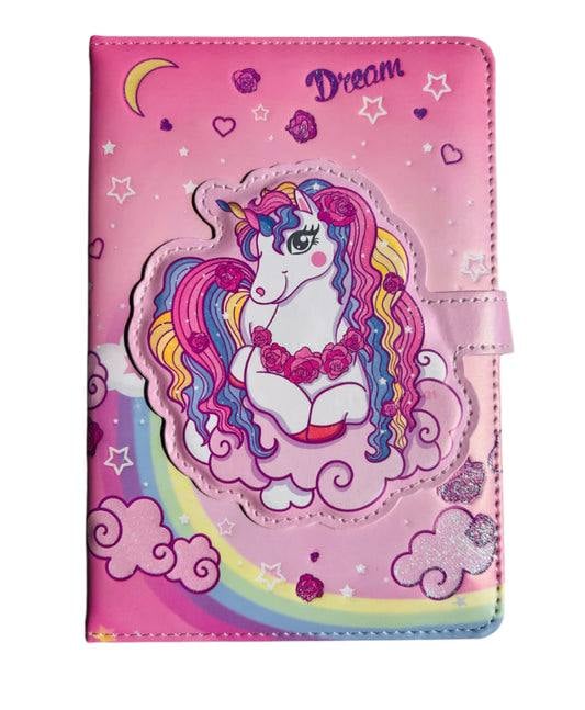 Блокнот Единорог Dream, A5 / Розовый