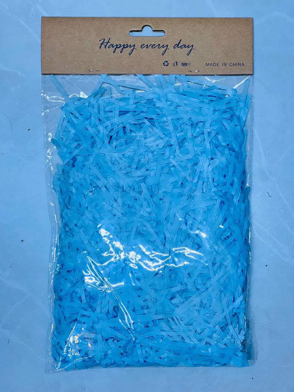 Наполнитель бумажный 100гр, голубой